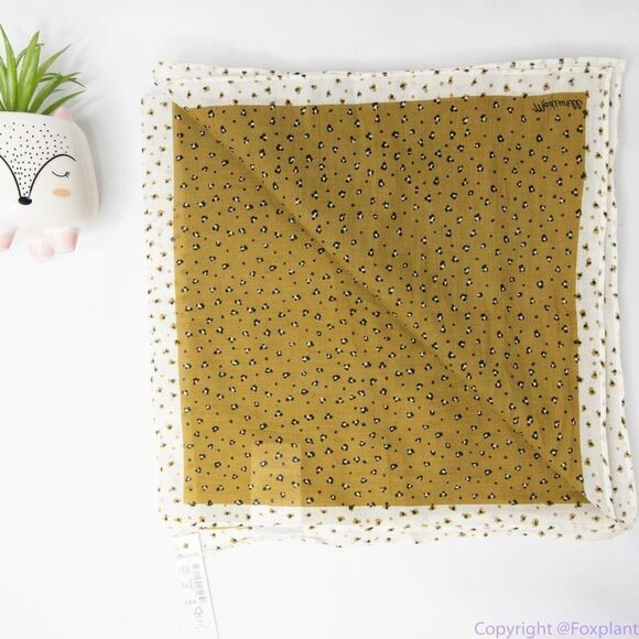 Madewell Mustard and White Scarf - Picture 6 of 14